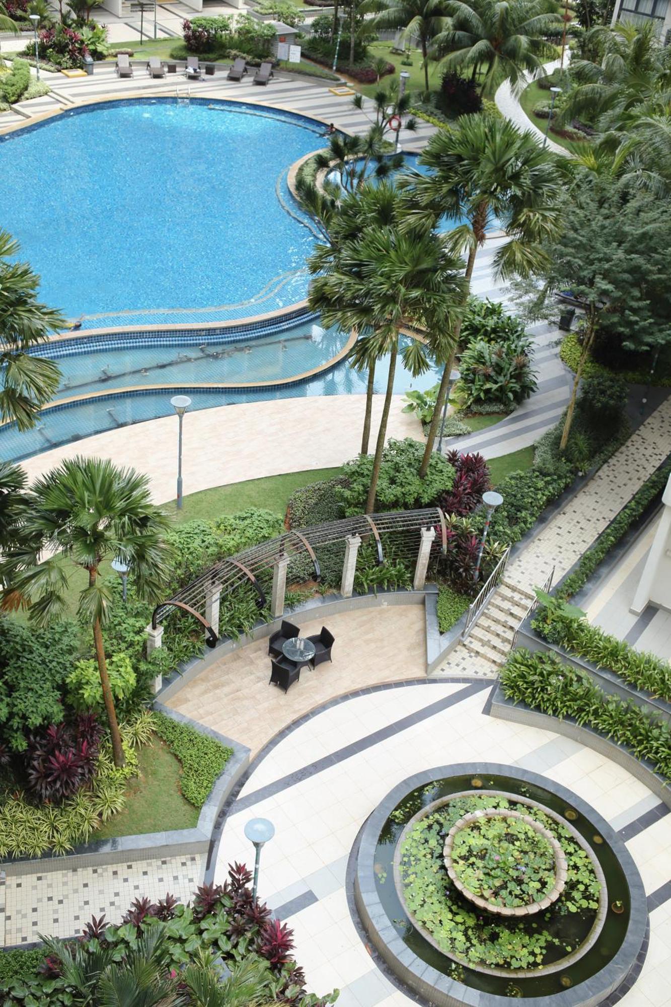 Danga Bay - 2br Timber Lounge - Dryer - Netflix Apartemen Johor Bahru