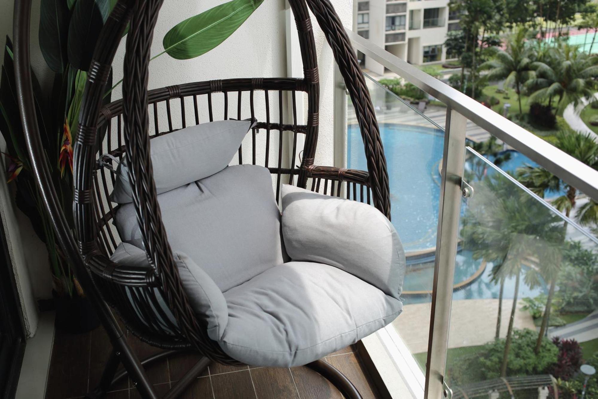 Apartemen Danga Bay - 2br Timber Lounge - Dryer - Netflix *
